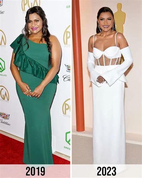 mindy kaling before ozempic|Mindy Kaling And Other Stars Who Lost Weight The。